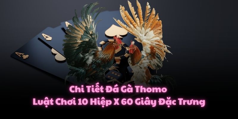 Chi Tiết Đá Gà Thomo - Luật Chơi 10 Hiệp X 60 Giây Đặc Trưng